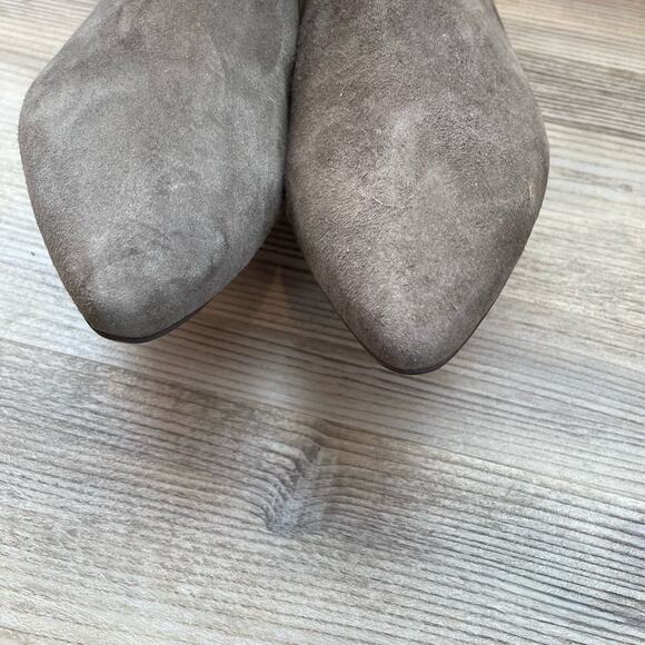 Madewell Gray Suede Nico Chelsea Boot - size 8 - Picture 2 of 10
